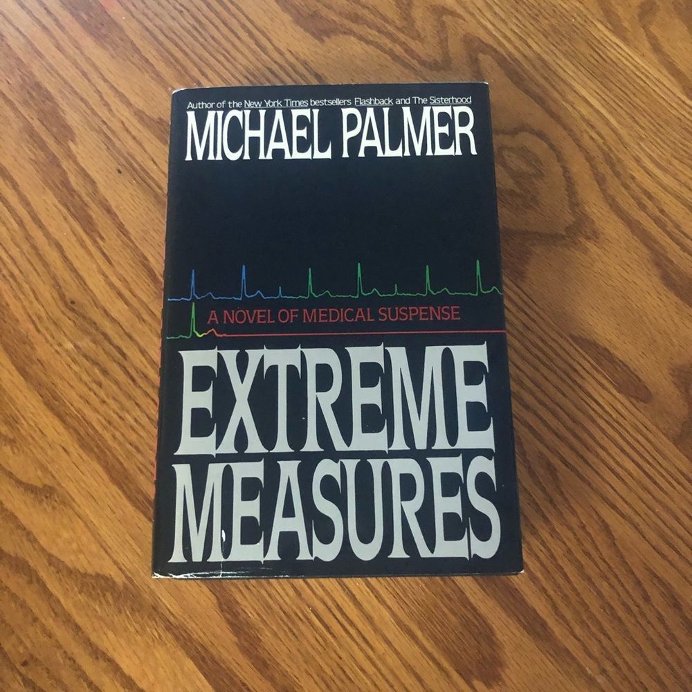 6/$20 Extreme Measures hard cover book by Michael Palmer